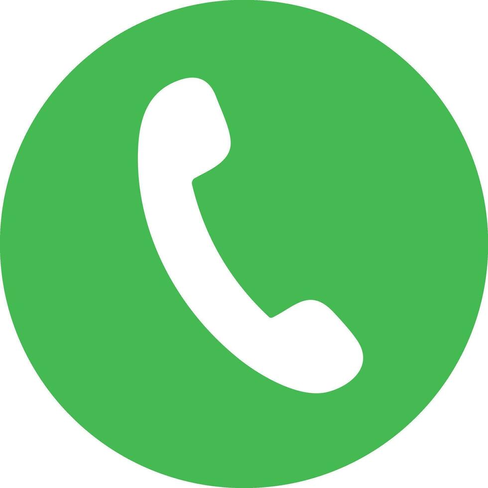 phone call icon answer accept call icon with green button contact us telephone sign yes button incoming call icon vector